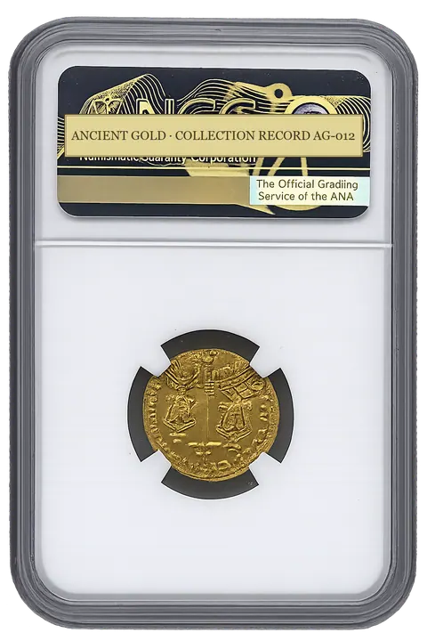 The Sacred Imagery of Constantine VII’s Gold Histamenon Nomisma — reverse