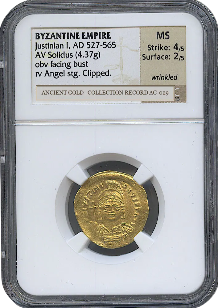 Justinian I: The Frontal Portrait and an Empire Restored — obverse
