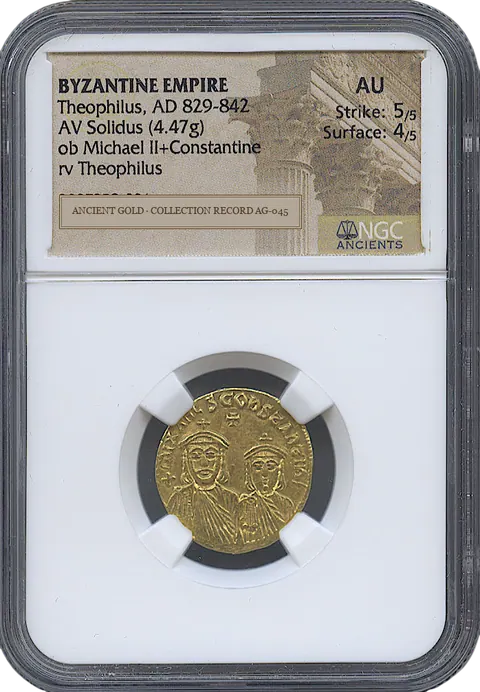 Theophilus: Dynasty without a Sacred Portrait — obverse