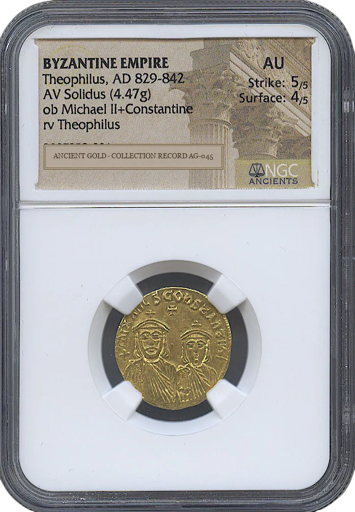 Theophilus: Dynasty without a Sacred Portrait — obverse