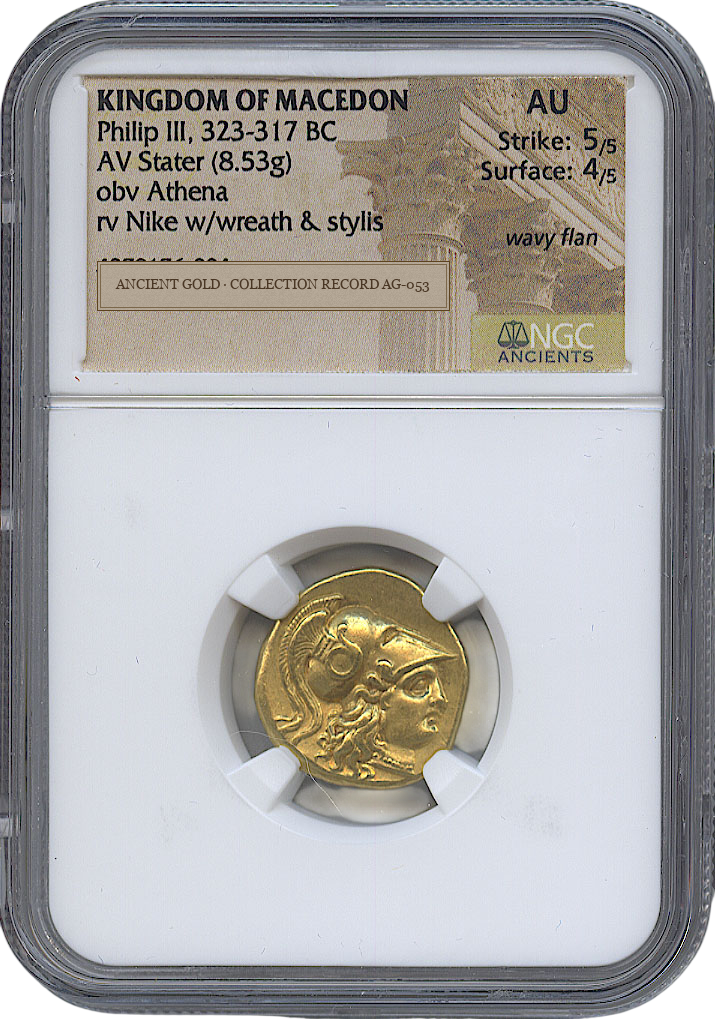 NGC certified Philip III gold stater