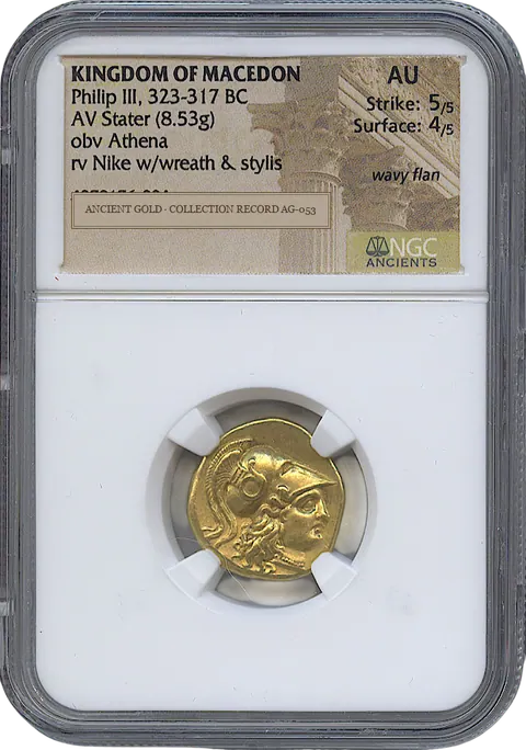 Athena, Nike and Macedonian Continuity after Alexander — obverse
