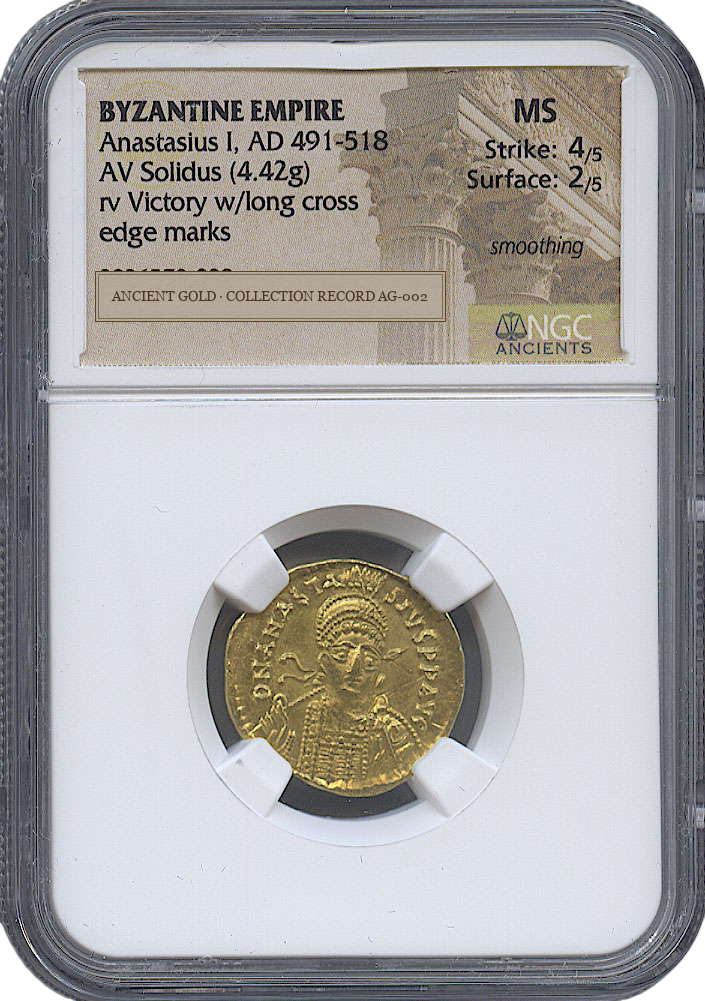 Anastasius I Gold Solidus