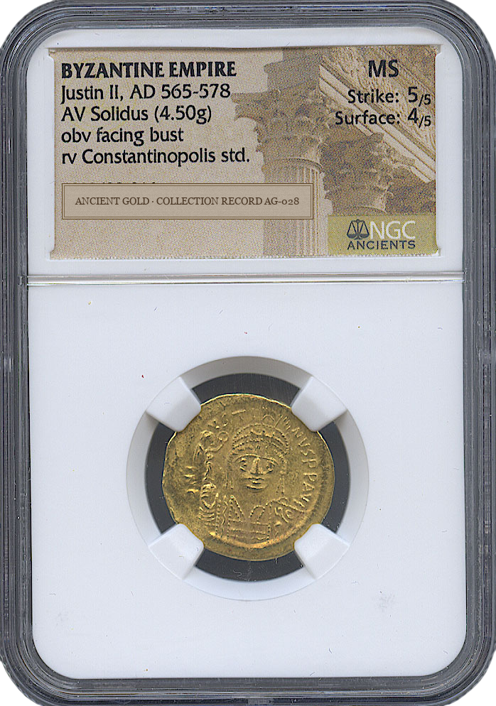 Justin II Gold Solidus