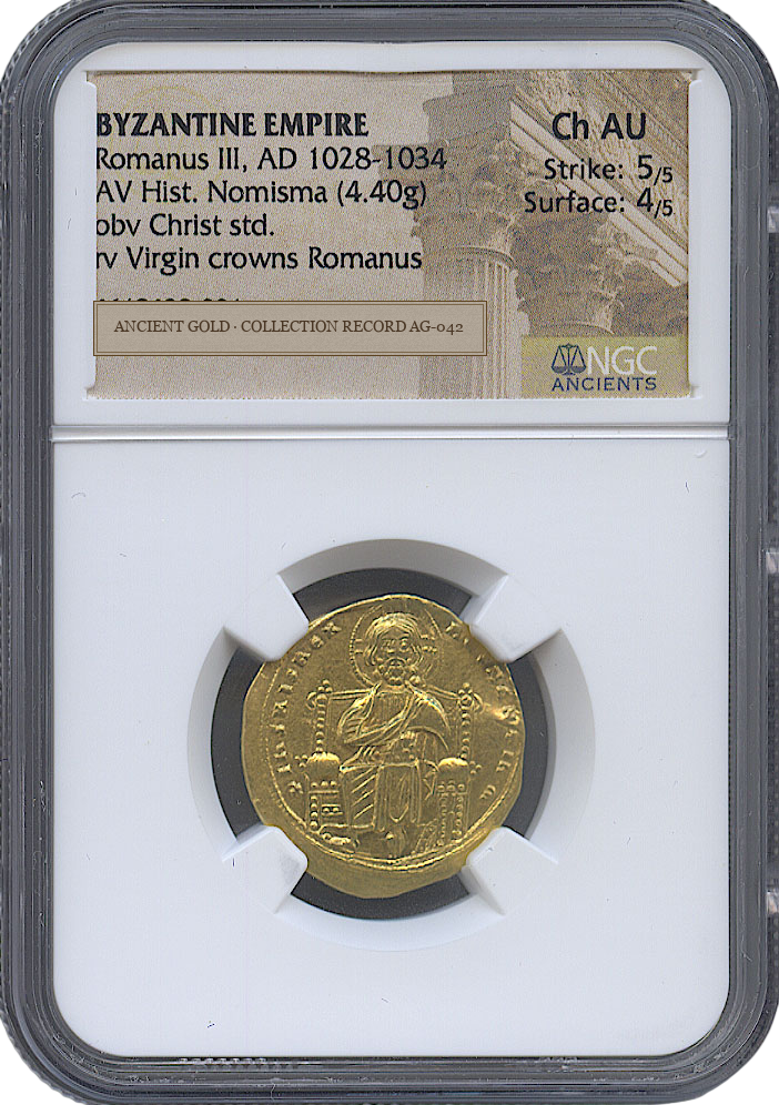 Romanus III Gold Histamenon Nomisma