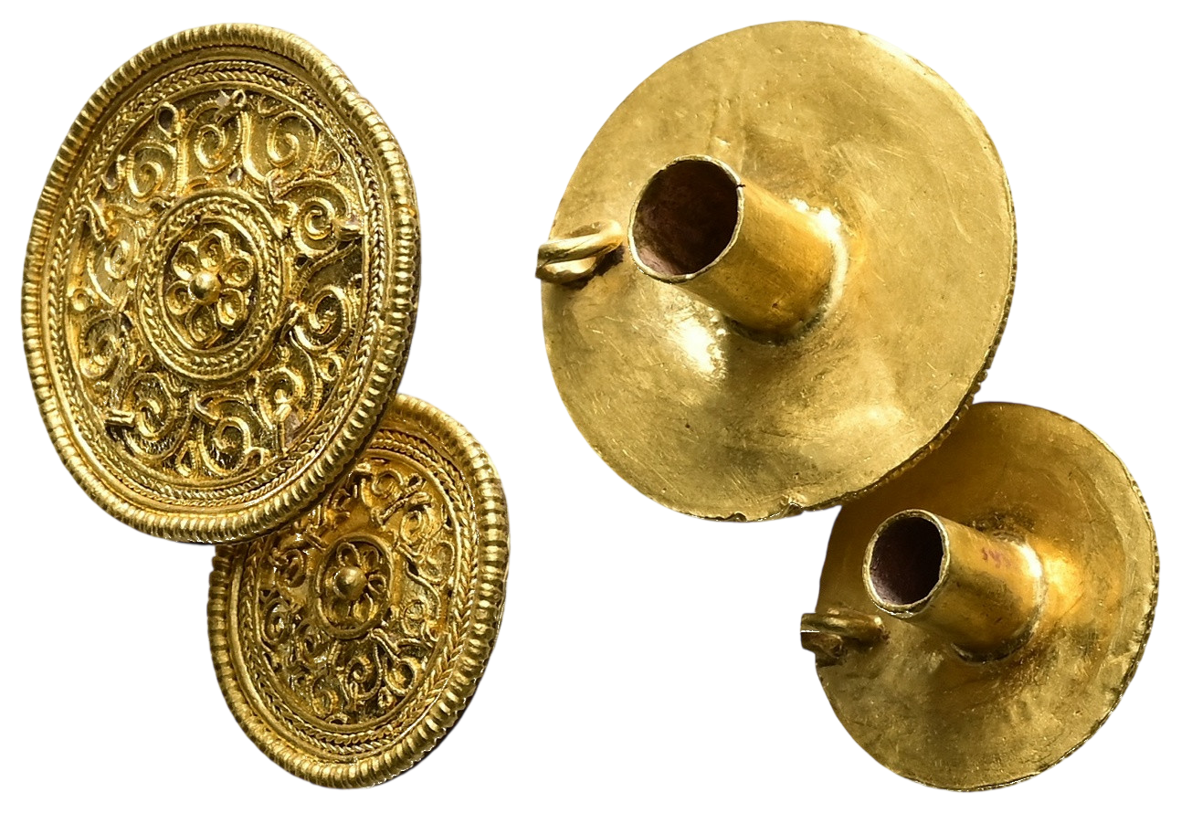 Hellenistic Gold Ear Stud