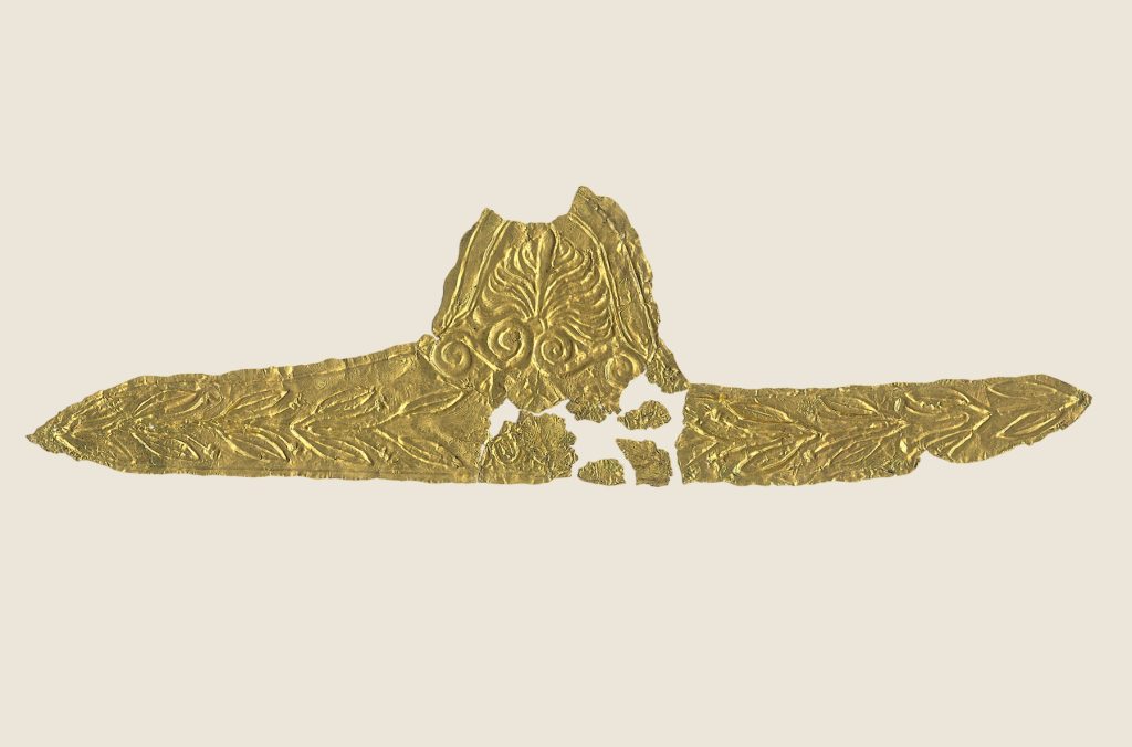 Greek Pediment-Shaped Gold Diadem