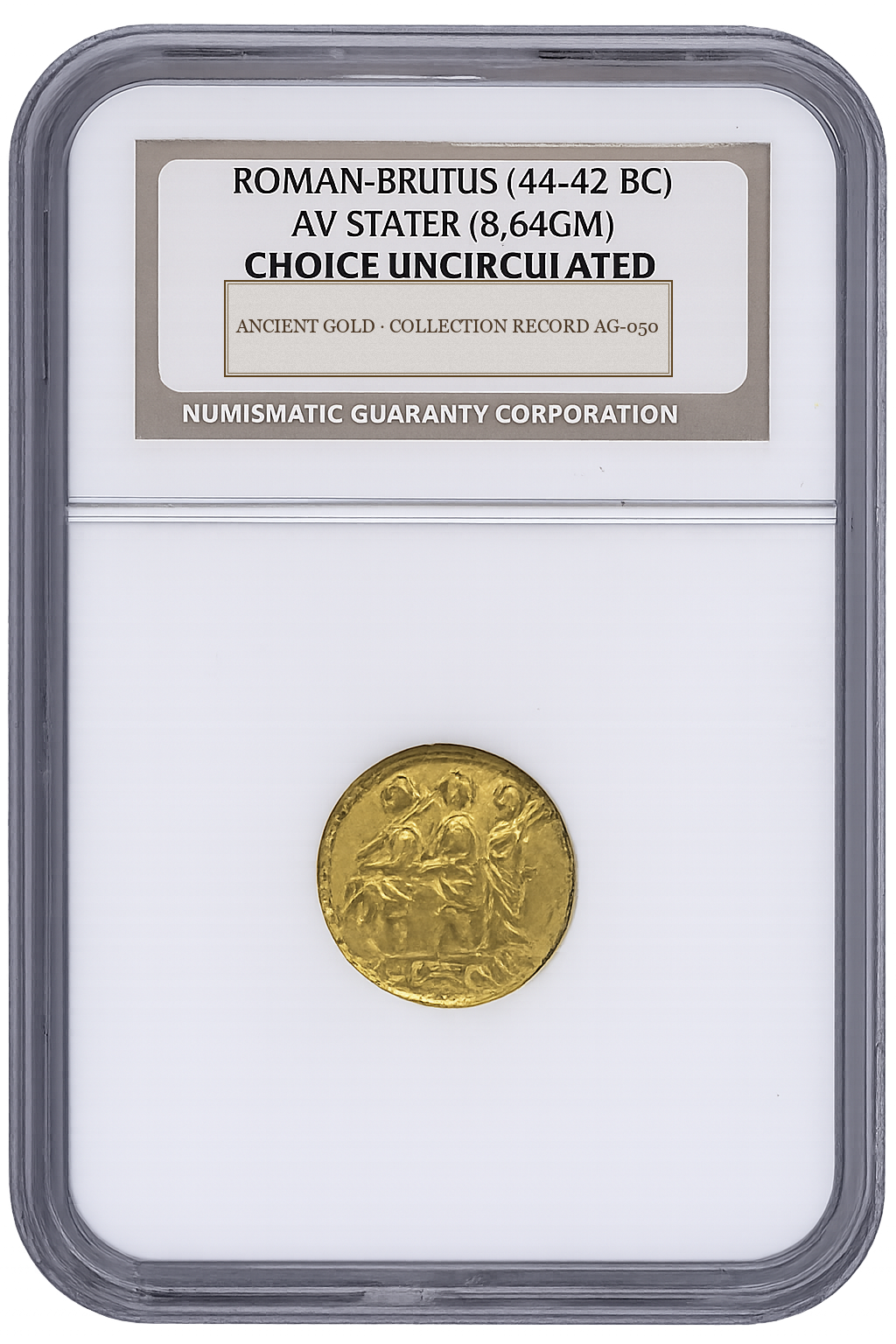 Brutus and the Koson Gold Stater, obverse